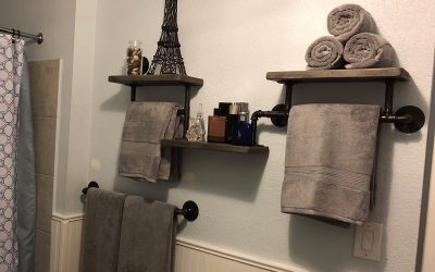 Custom Bathroom Shelving