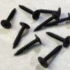 #8 screw 1 inch black self-tapping