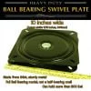 10" swivel plate turntable