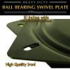 thick metal 10 swivel plate turntable full ball bearing