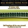 12" lazy susan swivel plate ball bearing turntable