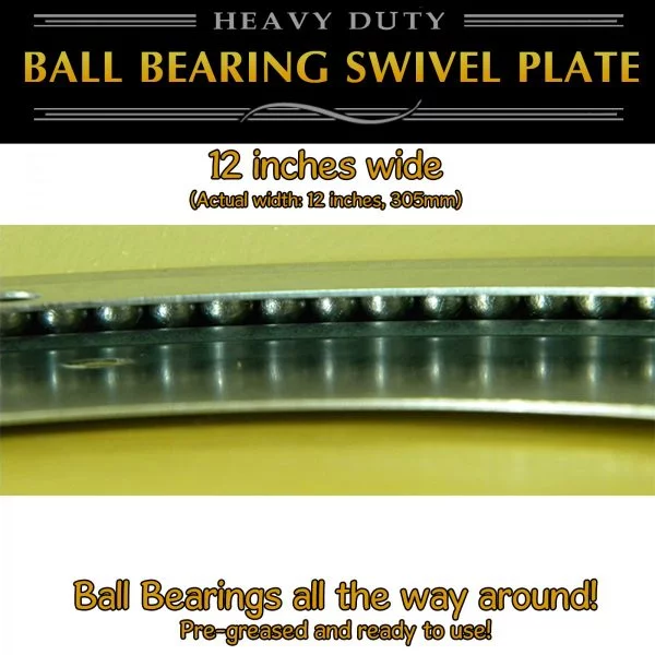 12" lazy susan swivel plate ball bearing turntable