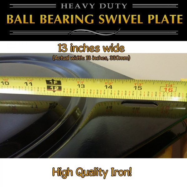 13" big swivel plate turntable heavy duty