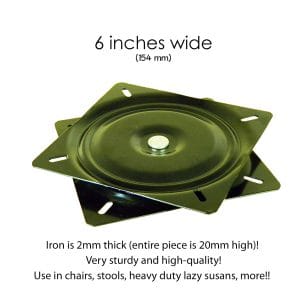 swivel plate turntable heavy duty 6"