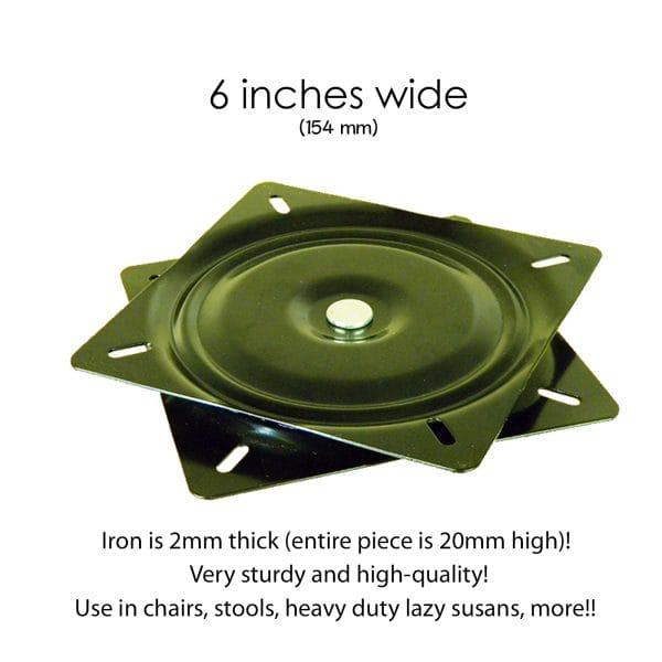 swivel plate turntable heavy duty 6"