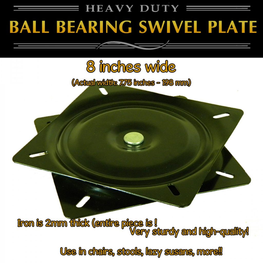 Swivel Plate Turntable Full Ball Bearing for stools, chairs, etc RCG