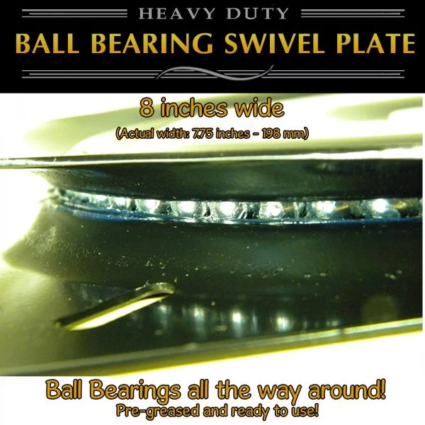 8" swivel plate turntable quality