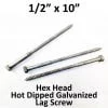 lag screws-galvanized-12x10-01w