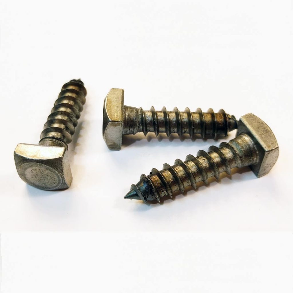 3/8" x 11/2" Lag Screws Antique Square Head (Bulk Box) RCG Designs