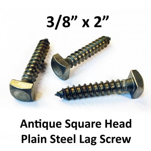 lag screws-square-plain-38x2-01w