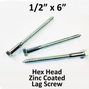 lag screws-zinc-12x6-01w