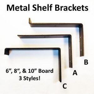 Steel Metal Shelf Brackets Farmhouse