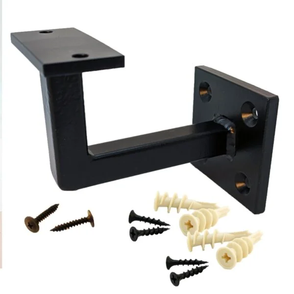 Farmhouse Rustic Black Steel Bracket