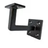 Farmhouse Black Steel Rail Bracket