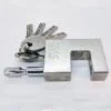 lock with Rotating Shackle made of Hardened Solid Steel