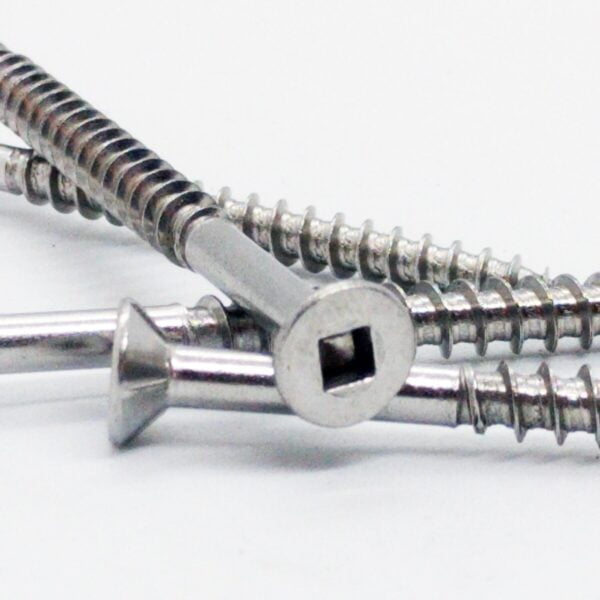 square drive stainless steel deck screw