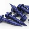 blue concrete masonry screw