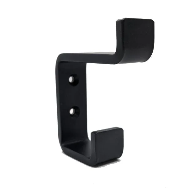 black metal hook rustic