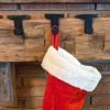 low profile stocking hook for thick mantel