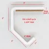 craftsman style white stocking hook