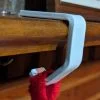 white stocking hook