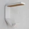 white metal stocking hook