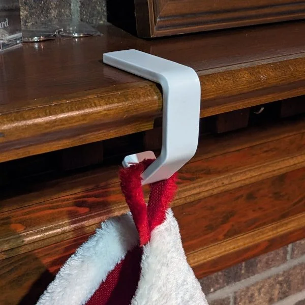 stocking hook for shelf