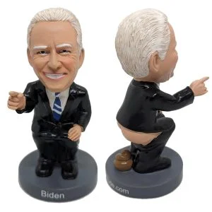 Sleepy Joe Biden pooping caganer