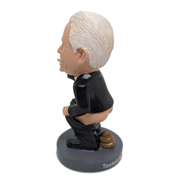 Joe Biden satire pooper figurine
