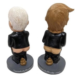 Trump Biden Pooping Bobbleheads Thingees