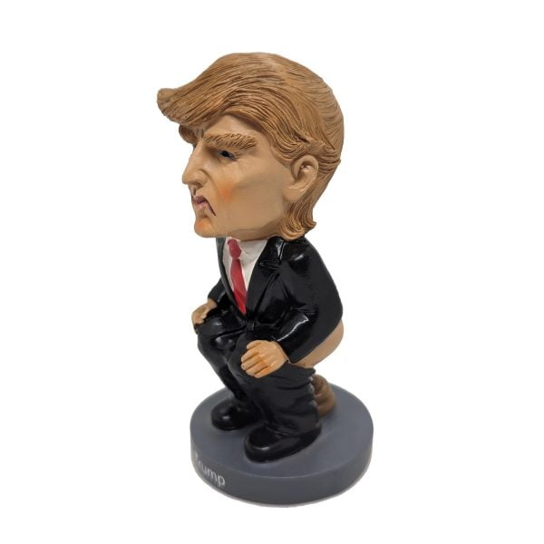 Trump bobblehead thingee figurine gag