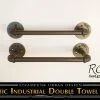 Eugene JR Double Towel PIpe Bar