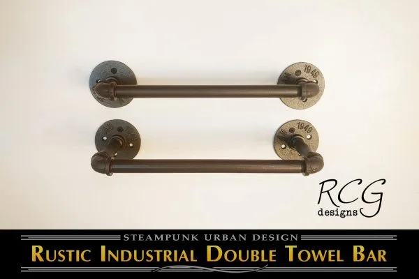 Eugene JR Double Towel PIpe Bar