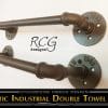 Eugene JR Double Towel PIpe Bar