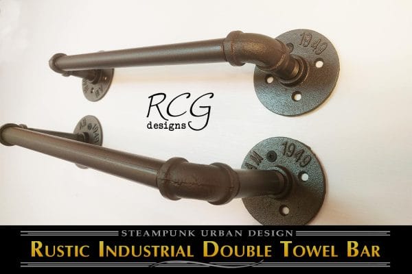 Eugene JR Double Towel PIpe Bar