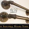 Eugene JR Double Towel PIpe Bar