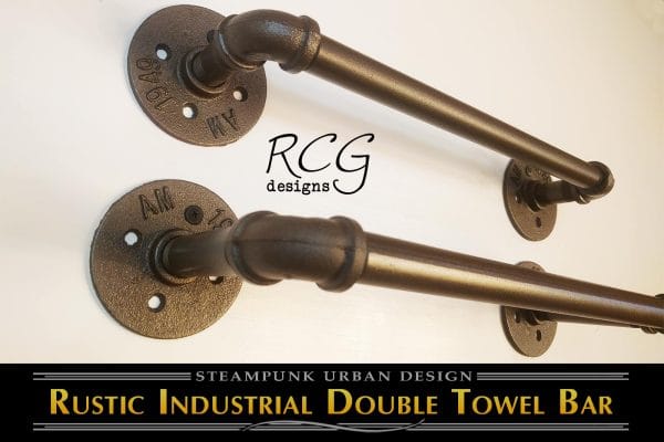 Eugene JR Double Towel PIpe Bar