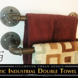 Eugene JR Double Towel PIpe Bar