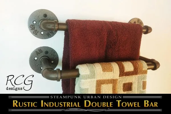 Eugene JR Double Towel PIpe Bar