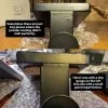 imperfect low profile metal stocking hook