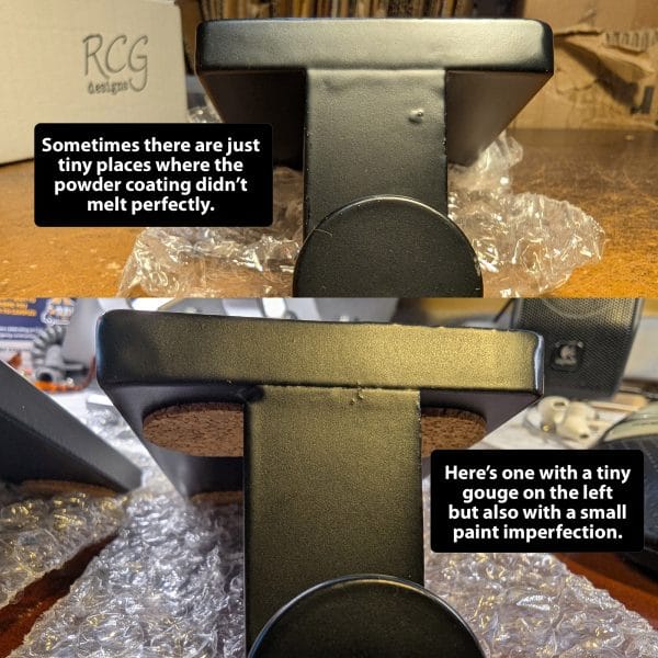 imperfect low profile metal stocking hook