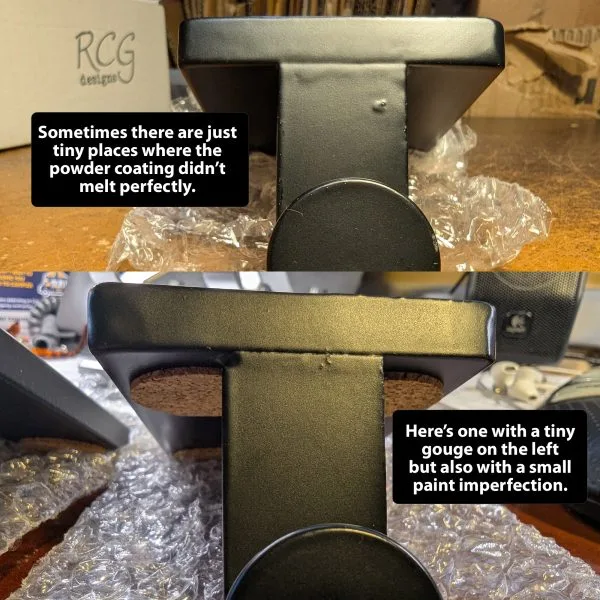 imperfect low profile metal stocking hook