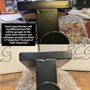 imperfect low profile metal stocking hook