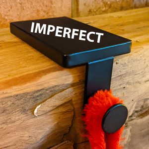 low profile metal stocking hanger