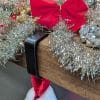 Black Stocking Hanger for Thick Mantels