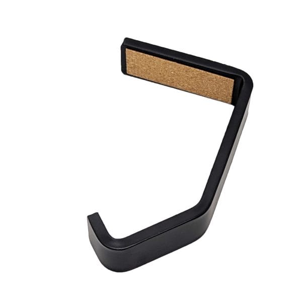 Black Stocking Hanger for Thick Shelves